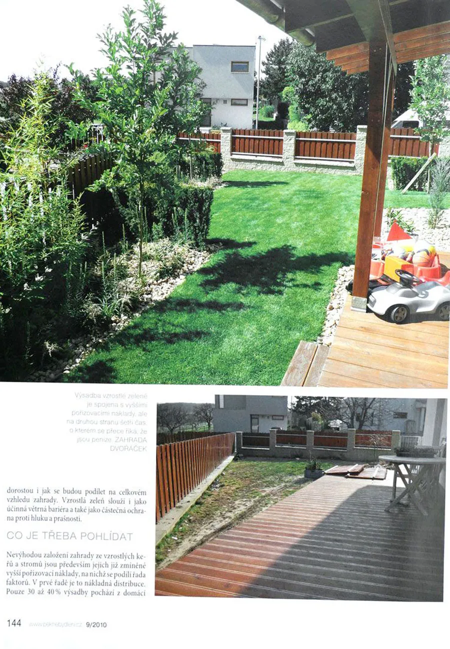 Pěkné bydlení – září 2010