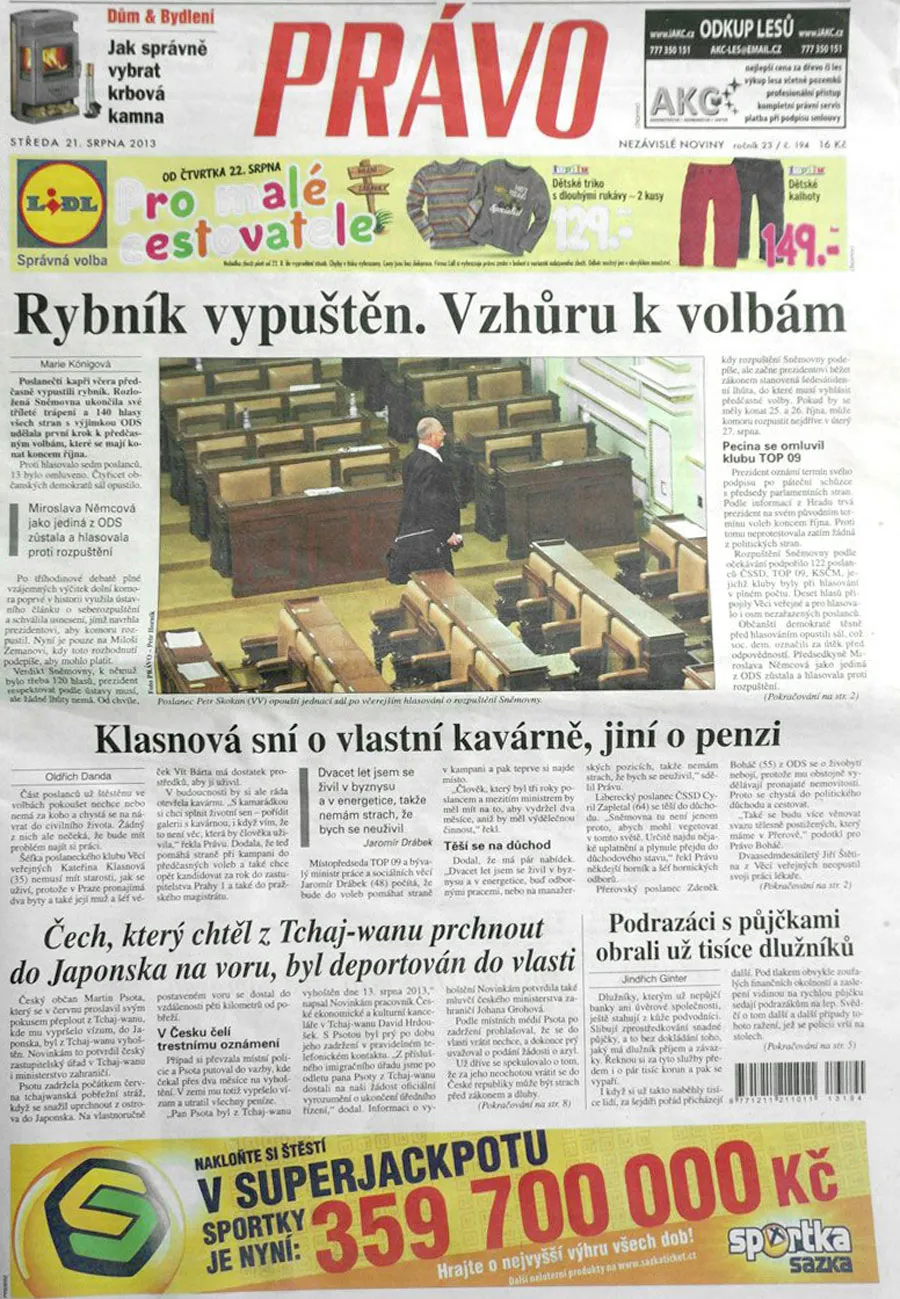 Právo – 21. 9. 2013
